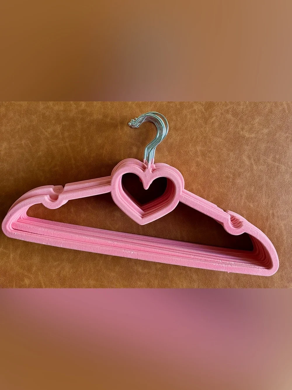 Set of 16 Pink Velvet Heart Hangers Bridesmaid Wedding Coquette Girly